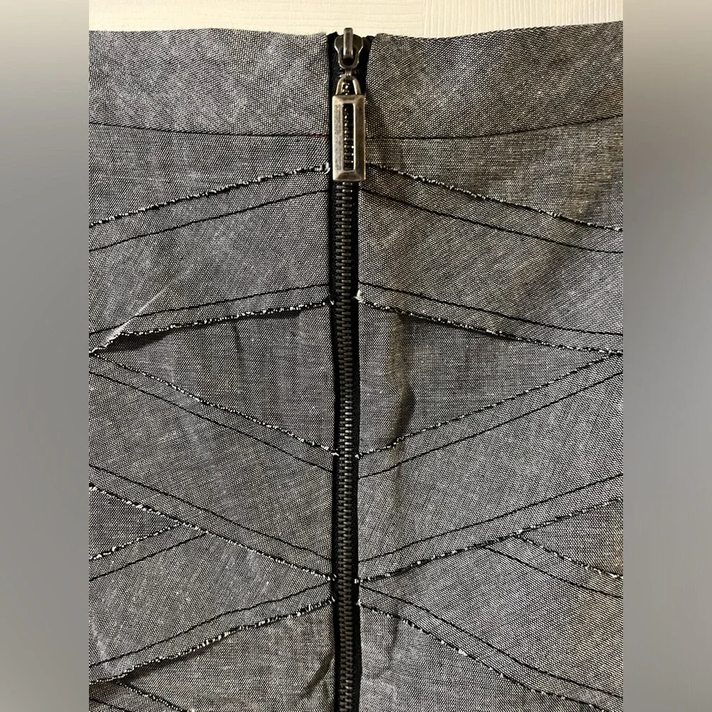 Stiletto Straight Skirt Full Front Zipper and Fully Lined Size 8